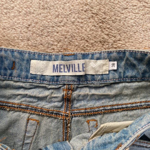 Brandy Melville Light Blue Short Shorts - Picture 10 of 11